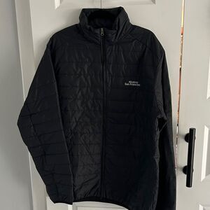 San Francisco Alcatraz‎ Men's Black puffer Jacket 2XL